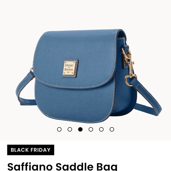 Dooney & Bourke Blue Crossbody Bag - Picture 2 of 9